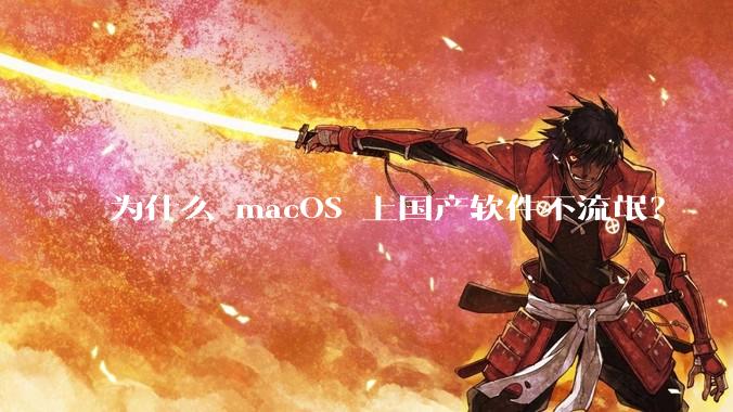 为什么 macOS 上国产软件不流氓？